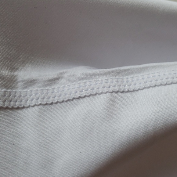 DEVOPS 3 Pk Muscle Dri Fit Compression Tank Top 2 White 1 White w/ Grey Trim 2XL - Picture 6 of 11